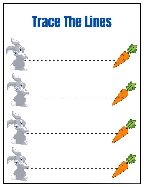 Tracing Lines — Worksheet 7