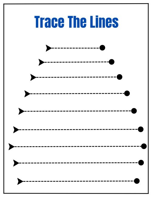 Tracing Lines — Worksheet 8, page 2