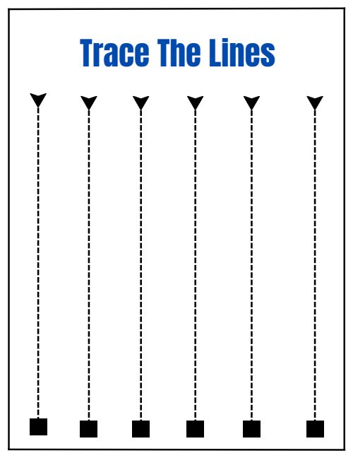 Tracing Lines — Worksheet 8, page 3