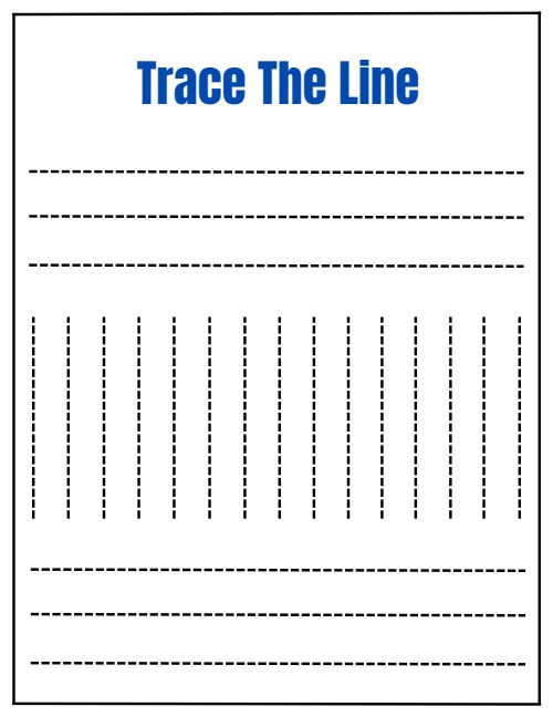 Tracing Lines — Worksheet 8, page 4