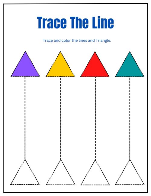 Tracing Lines — Worksheet 8, page 6