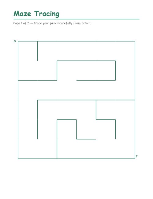 Maze Tracing